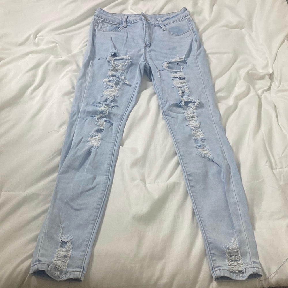 Worn maybe 2 times light washed blue jeans